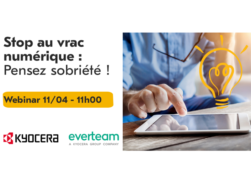 Webinar KDFR/Everteam - sobriété numérique .