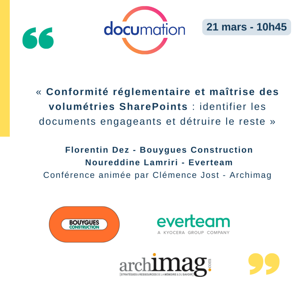 Everteam conférence avec Bouygues sur Documation